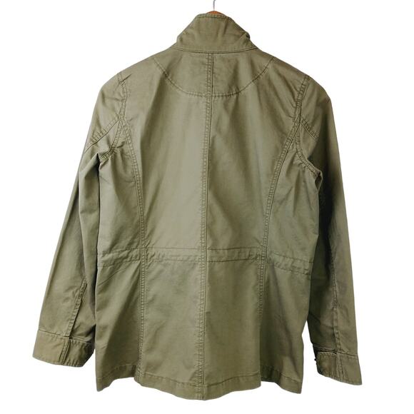 J.Crew Factory SZ XS Cotton Pocket Jacket Army Green G1506 NWT Utility Chore - Picture 4 of 6